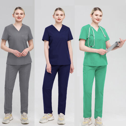 green surgical gown