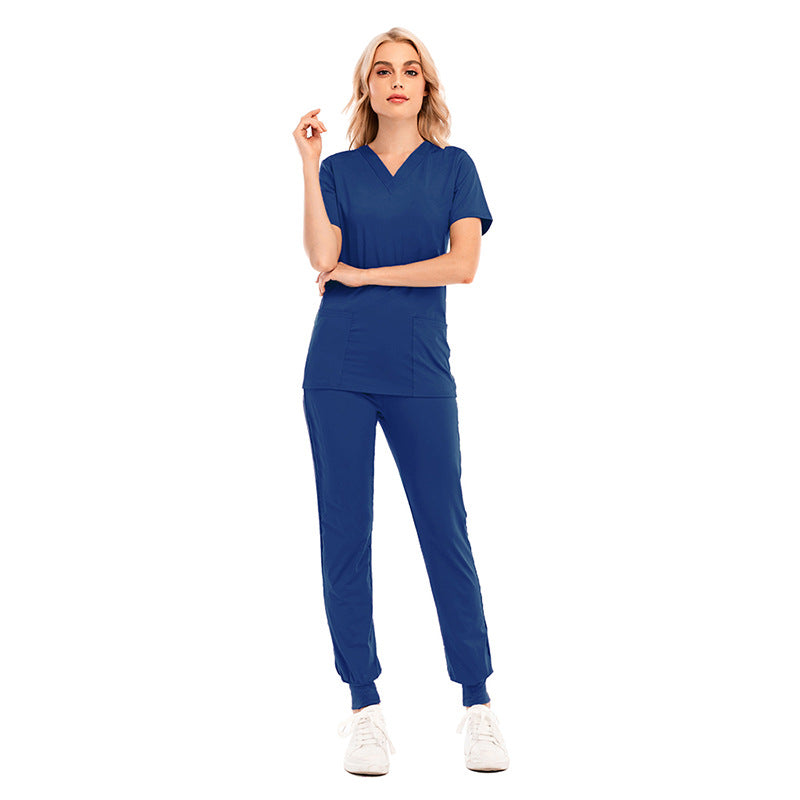 navy blue scrubs set