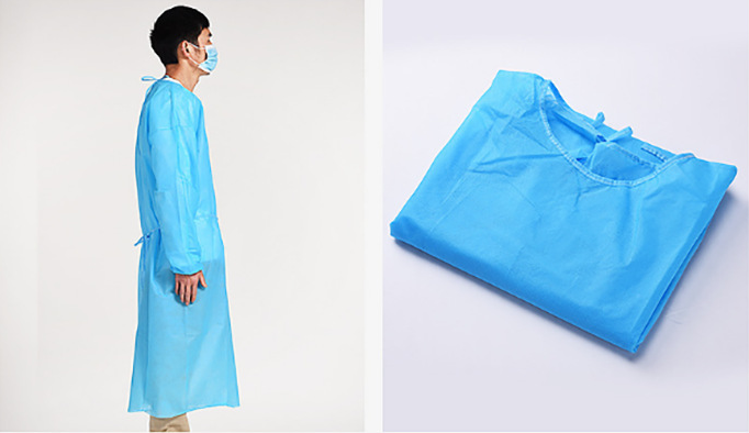 medical isolation gown