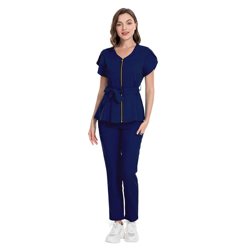 V-neck Slim Fit Nurses' Scrubs |scrubs store near me