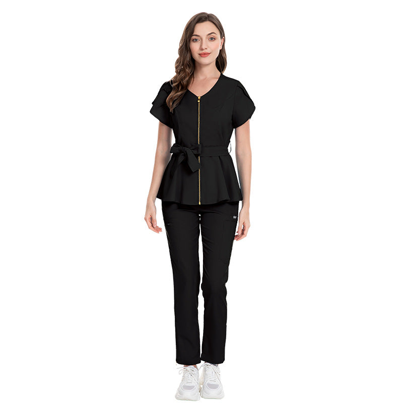 V-neck Slim Fit Nurses' Scrubs |scrubs store near me