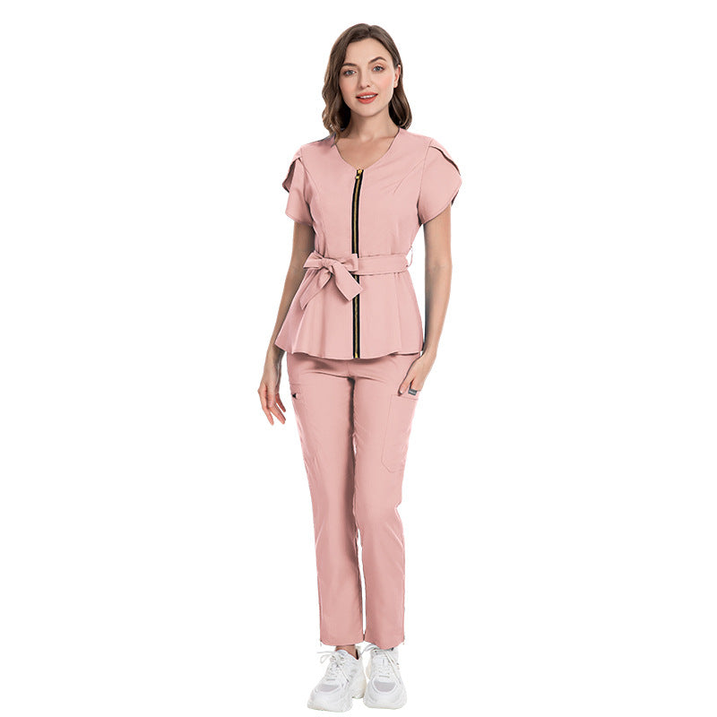 V-neck Slim Fit Nurses' Scrubs |scrubs store near me