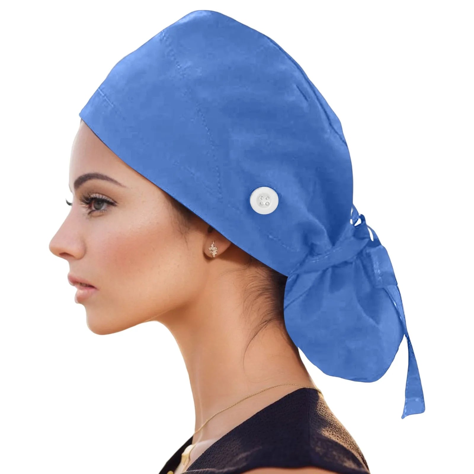 blue sky scrub cap