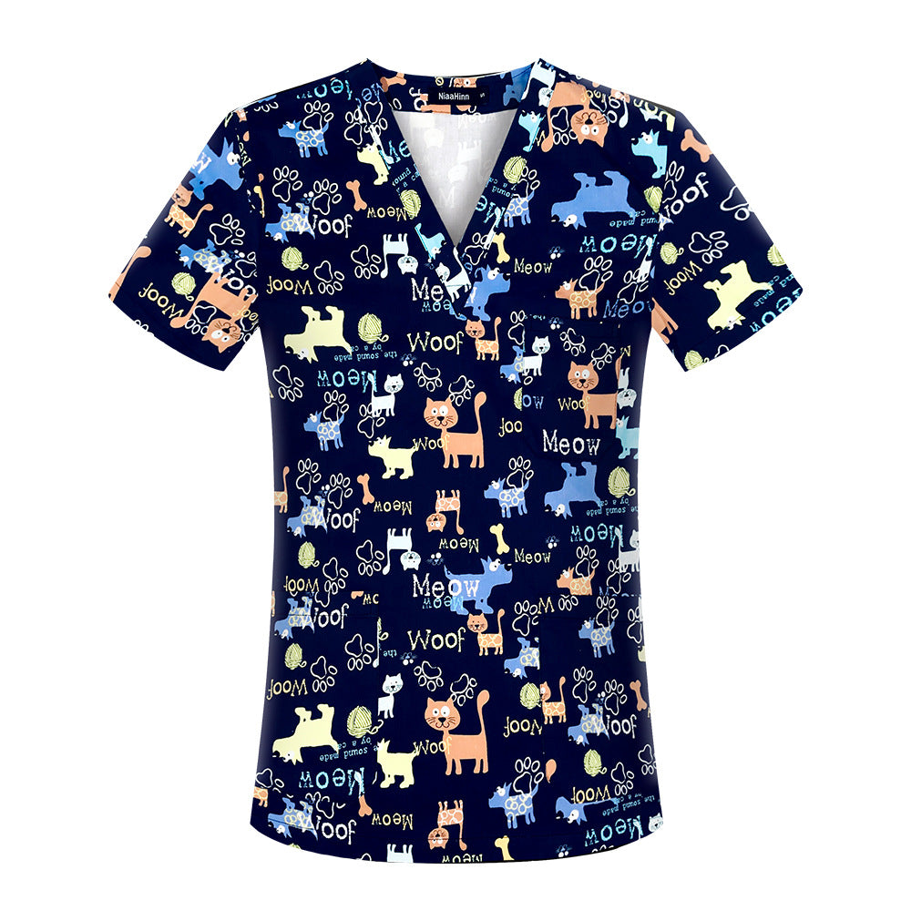 Short Sleeve Scrubs Collar | short sleeve scrubs